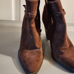 Elegant Brown Ankle Booties